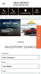 Mobile Screenshot of jbainfiniti.com